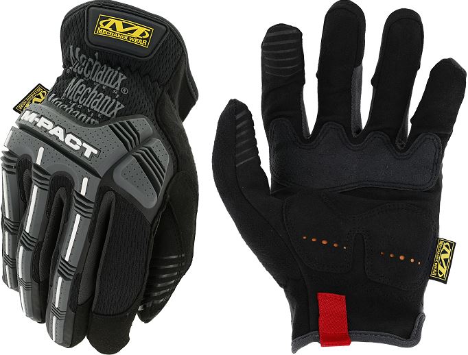 M-Pact® Open Cuff Gloves (XX-Large, Black)